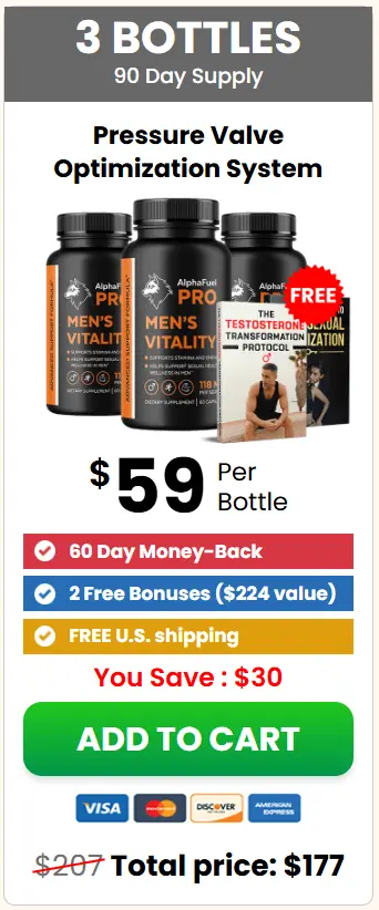 AlphaFuel Pro - 3 Bottle